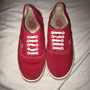 Red Vans
